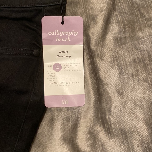 NWT Black Cabi jeans size 12 - Picture 2 of 3